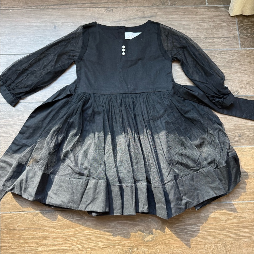 Well Dressed Wolf Black Formal Kids Dress